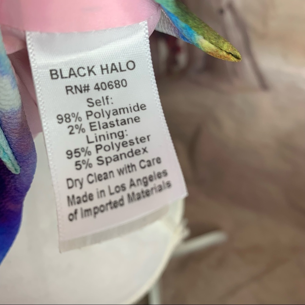 NEW Black Halo Jasper Watercolor Blouse - Picture 9 of 13